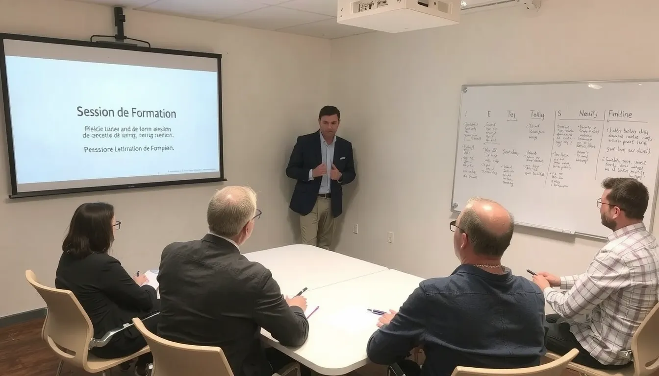 une session de formation