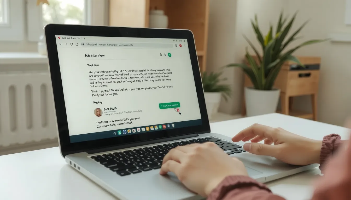 comment répondre à une proposition dentretien